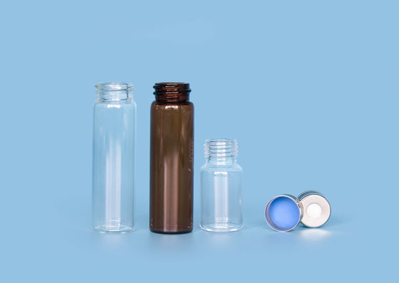 Aside dayanıklı PE septum 10 dram Cam Vidalı Üst Şişeler