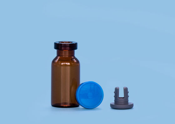 Darbeye Dayanıklı Kauçuk Tıpa Steroid 3 ml Cam Tıbbi Şişeler