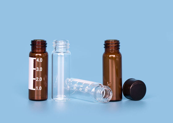 DIN 1mm Reaktif 3 ml Biyomedikal GPI GCA Amber Cam Şişeler